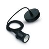 Schnurpendel 'Vintage Cord' E27 schwarz