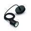 Schnurpendel 'Vintage Cord' E27 schwarz 2 m