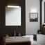 LED Bad-Wandleuchte - chromfarben - 8W