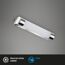 LED Bad-Wandleuchte - chromfarben - 8W