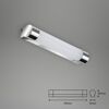 LED-Badwandleuchte 'Splash' 8 W 720 lm neutralweiß 6,7 x 5,4 x 352 cm