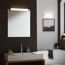 LED Bad-Wandleuchte - chromfarben - 10W