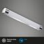 LED Bad-Wandleuchte - chromfarben - 10W