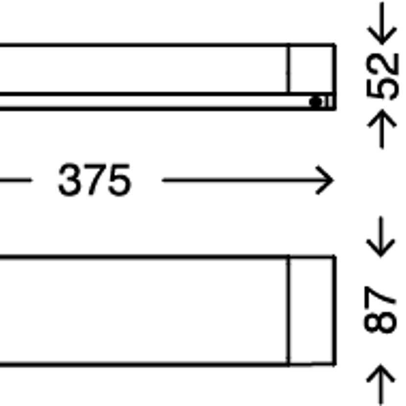 LED Badleuchte mit Kristalloptik - 8W