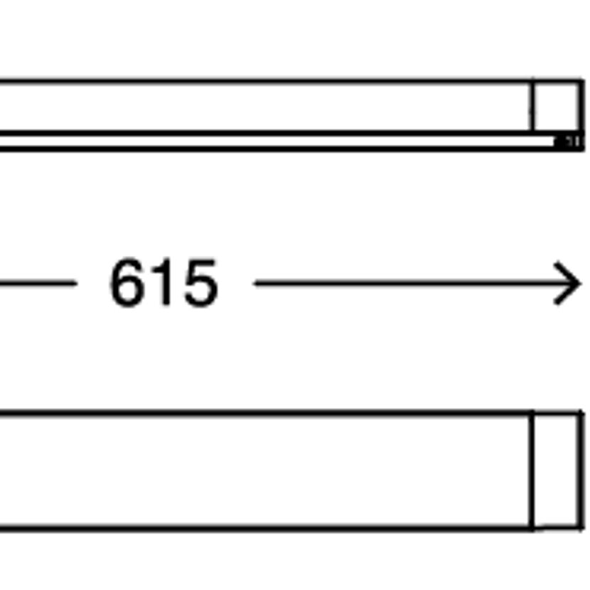 LED Badleuchte mit Kristalloptik - chromfarben - 10W