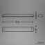 LED Badleuchte - chromfarben - 8W