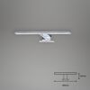 LED-Spiegelleuchte 5 W 500 lm neutralweiß 30 x 3,6 x 10,3 cm