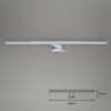 LED-Spiegelleuchte 8 W 780 lm neutralweiß 60 x 3,6 x 10,3 cm