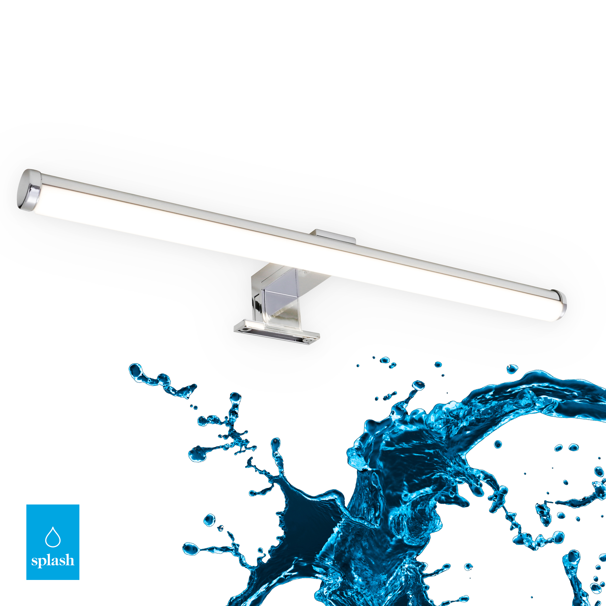LED Spiegelleuchte - chromfarben - 6W