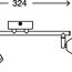 LED Spotleuchte - chromfarben - 4W