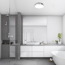 LED Deckenleuchte - weiß-chrom - 13 W 1400 lm