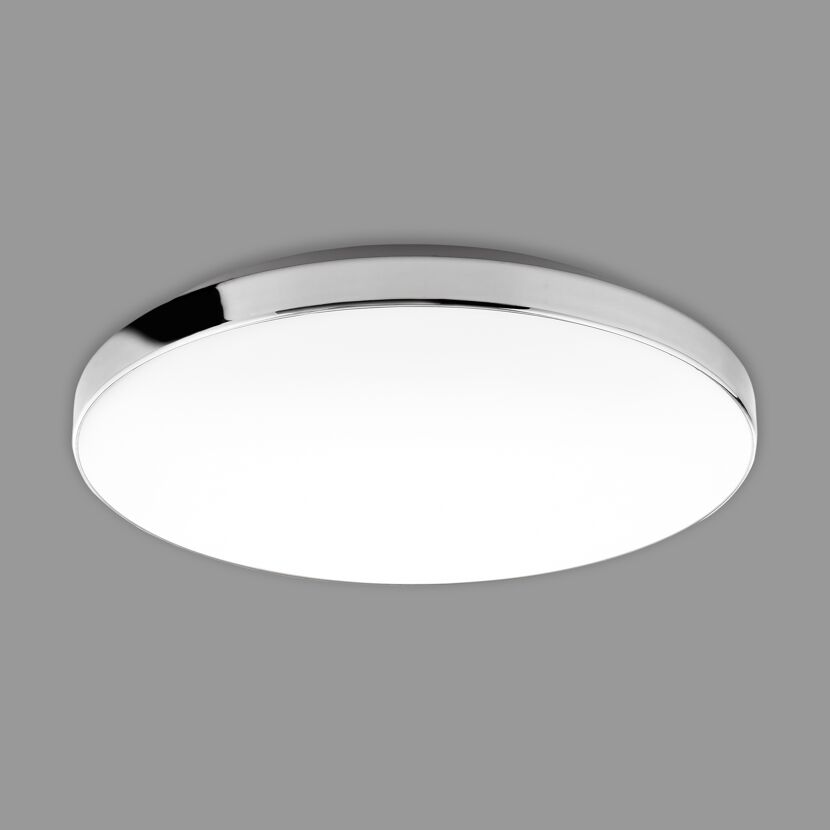 LED Deckenleuchte - weiß-chrom - 18 W 1850 lm