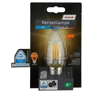 LED-Kerzenlampe E27 470 lm 4,5 W warmweiß