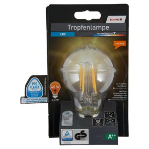 LED-Tropfenlampe E27 470 lm 4,3 W warmweiß