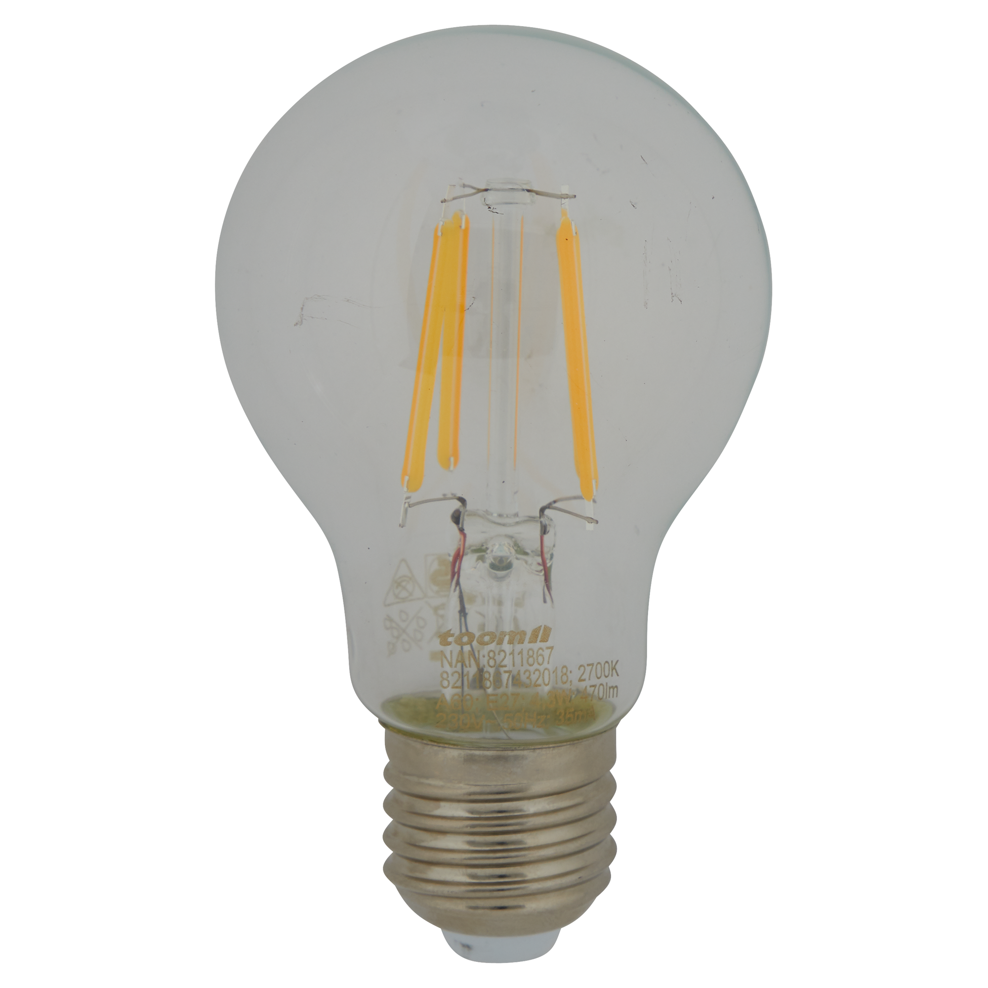 LED-Tropfenlampe E27 470 lm 4,3 W warmweiß + product picture