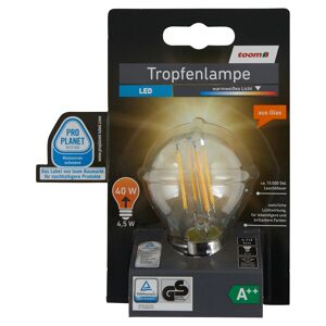 LED-Tropfenlampe E14 470 lm 4,5 W warmweiß