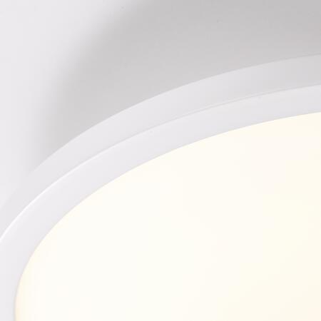 4. Bild von LED-Deckenleuchte 'Ceres' silber/weiß Ø 25 cm