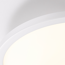 LED-Deckenleuchte 'Ceres' silber/weiß Ø 25 cm