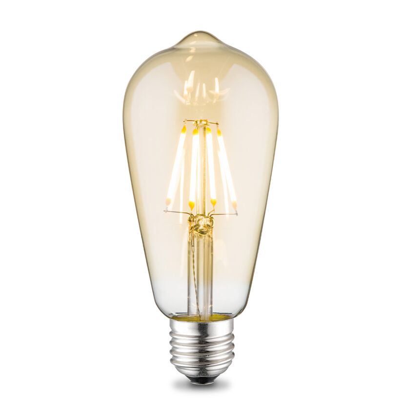 LED-Leuchtmittel 'Drop Deco' amber E27 4 W 400 lm dimmbar