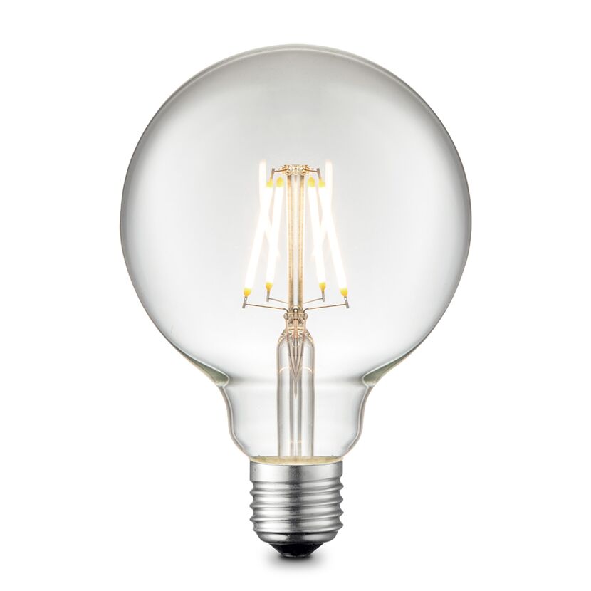 LED-Lampe Tropen E27, Klarglas