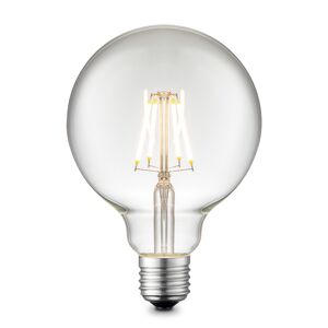 LED-Leuchtmittel 'Globe Deco' klar E27 4W 350 lm dimmbar