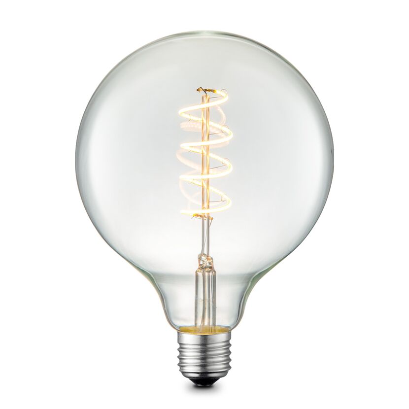 LED-Leuchtmittel 'Spiral' klar E27 4 W 280 lm dimmbar