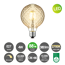 Verkleinertes Bild von LED-Leuchtmittel 'Deco' amber E27 4W 380 lm dimmbar