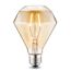 Leuchtende LED-Lampe in Diamantform