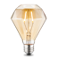 Verkleinertes Bild von LED-Leuchtmittel 'Diamond' amber E27 2W 160 lm dimmbar