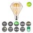 LED-Lampe Diamant E27, amber