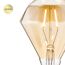 LED-Lampe Diamant bernsteinfarben