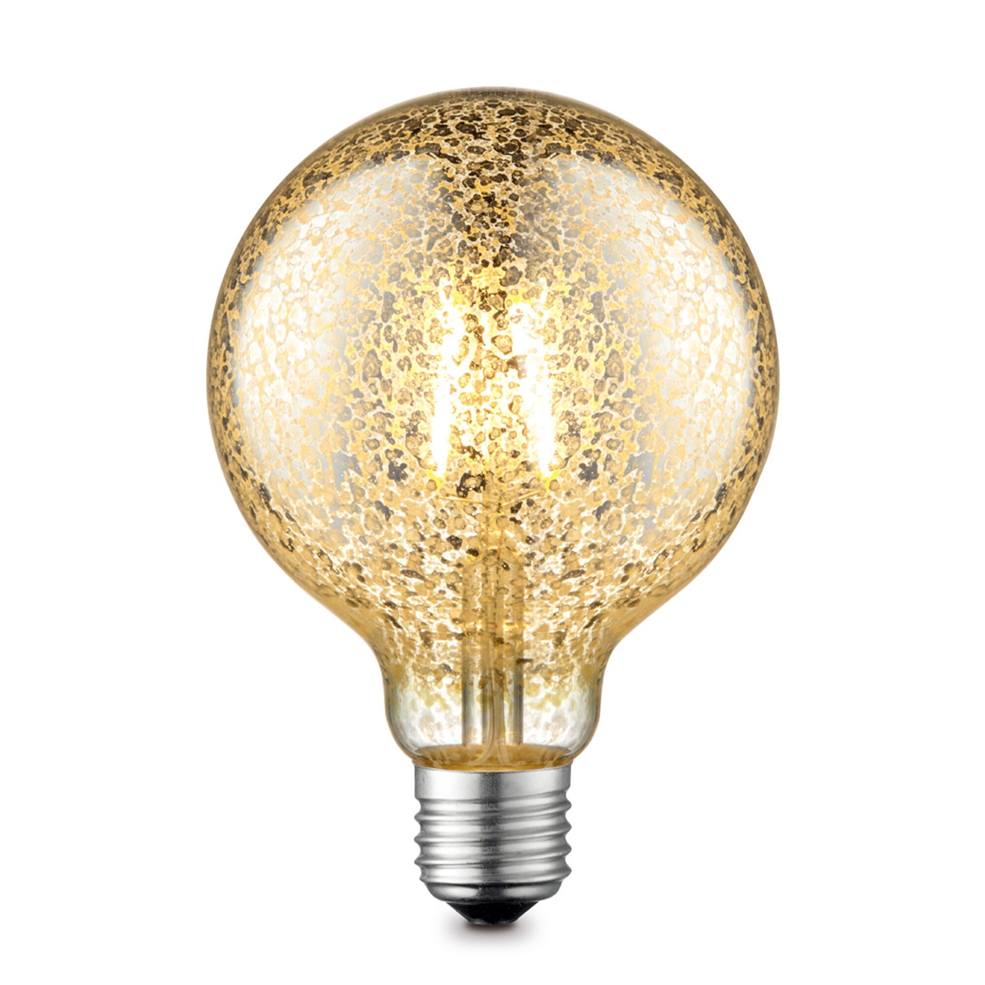 Goldene LED-Lampe