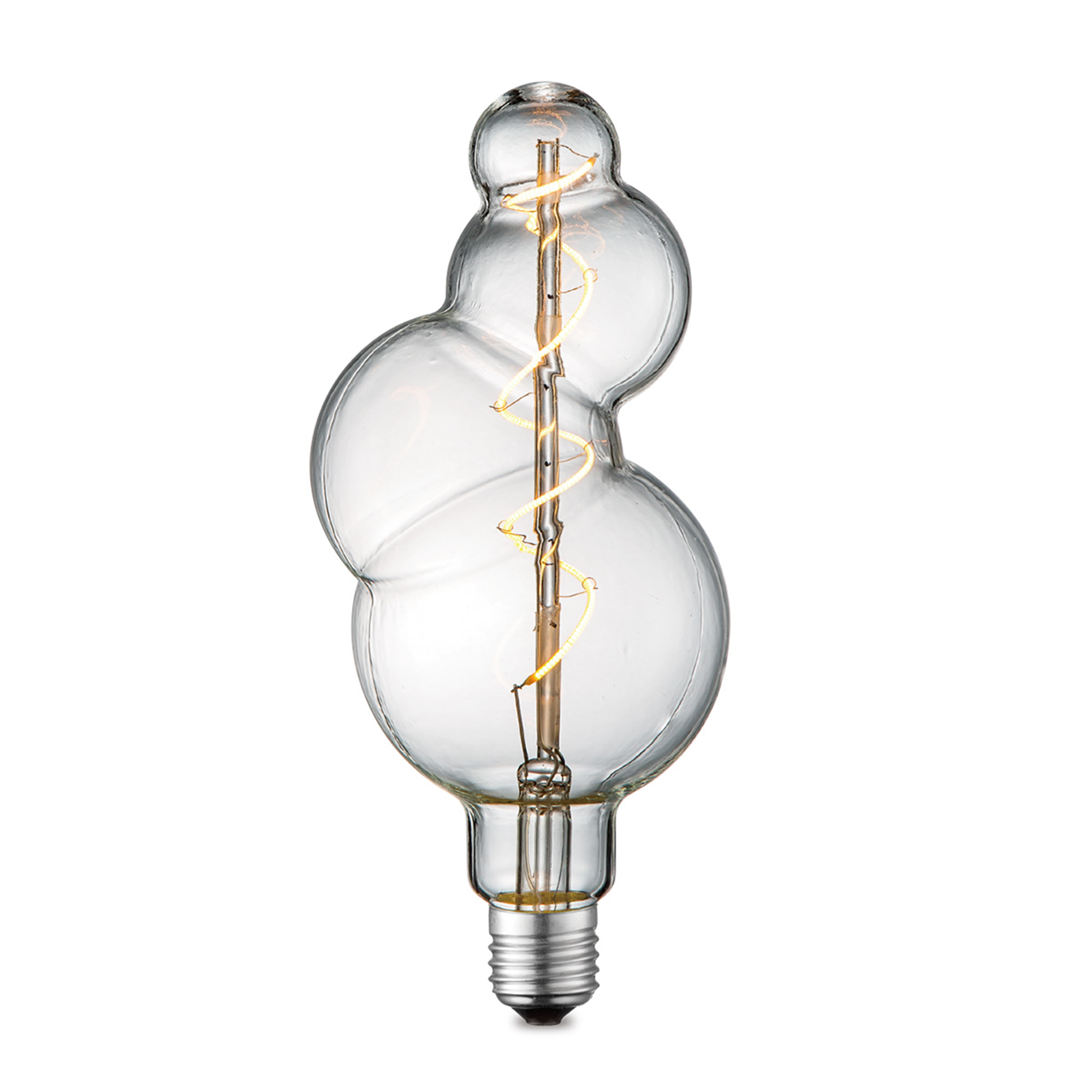 LED-Leuchtmittel 'Spiral Bubble' klar E27 4W 160 lm dimmbar + product picture