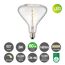 LED-Lampe Flask E27, Klarglas