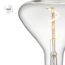 LED-Lampe Flask E27, Klarglas Nahaufnahme