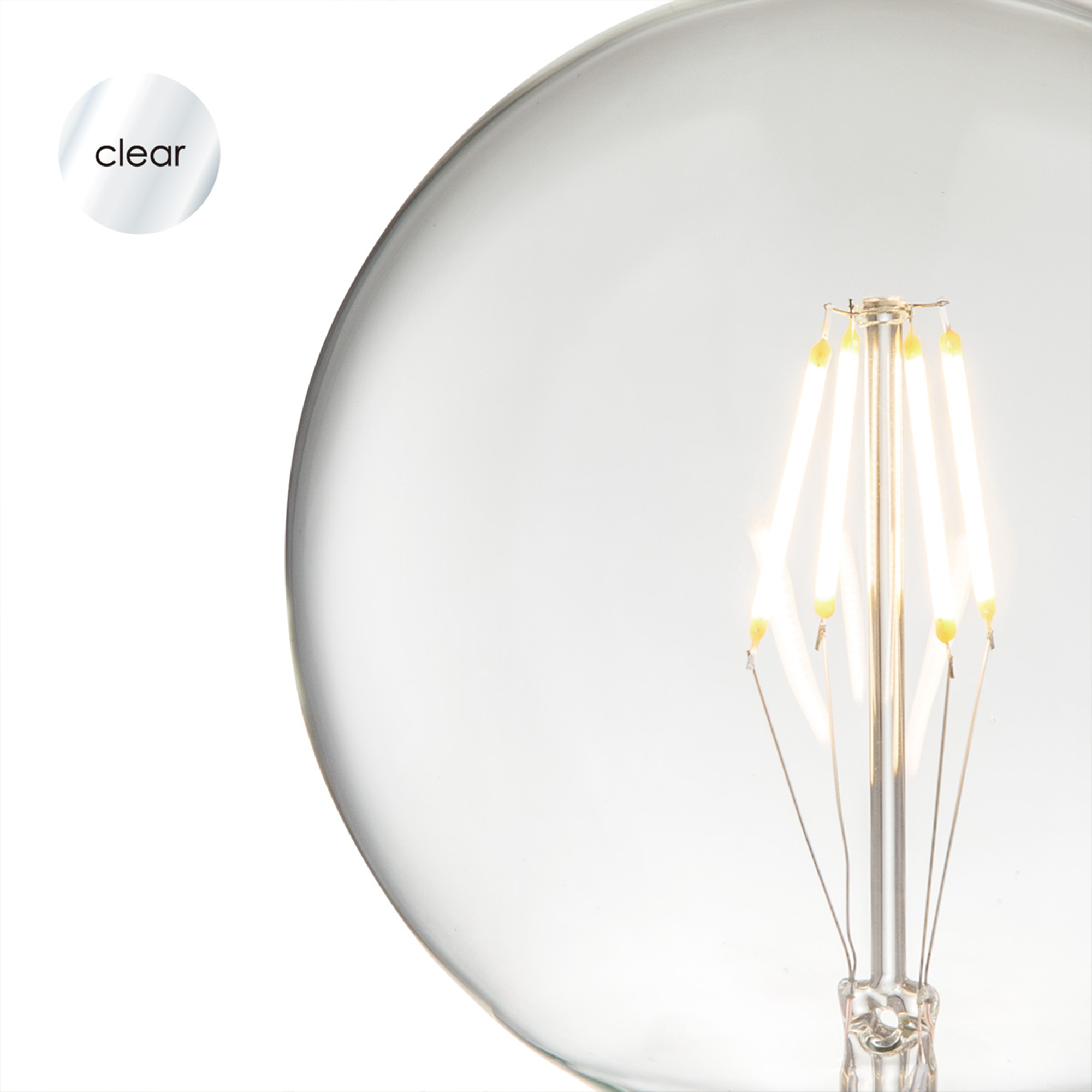 LED-Leuchtmittel 'Carbon A' klar E27 4W 400 lm dimmbar + product picture