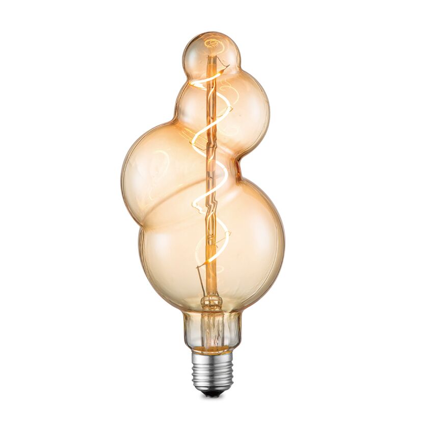 LED-Lampe Bubble, bernsteinfarben