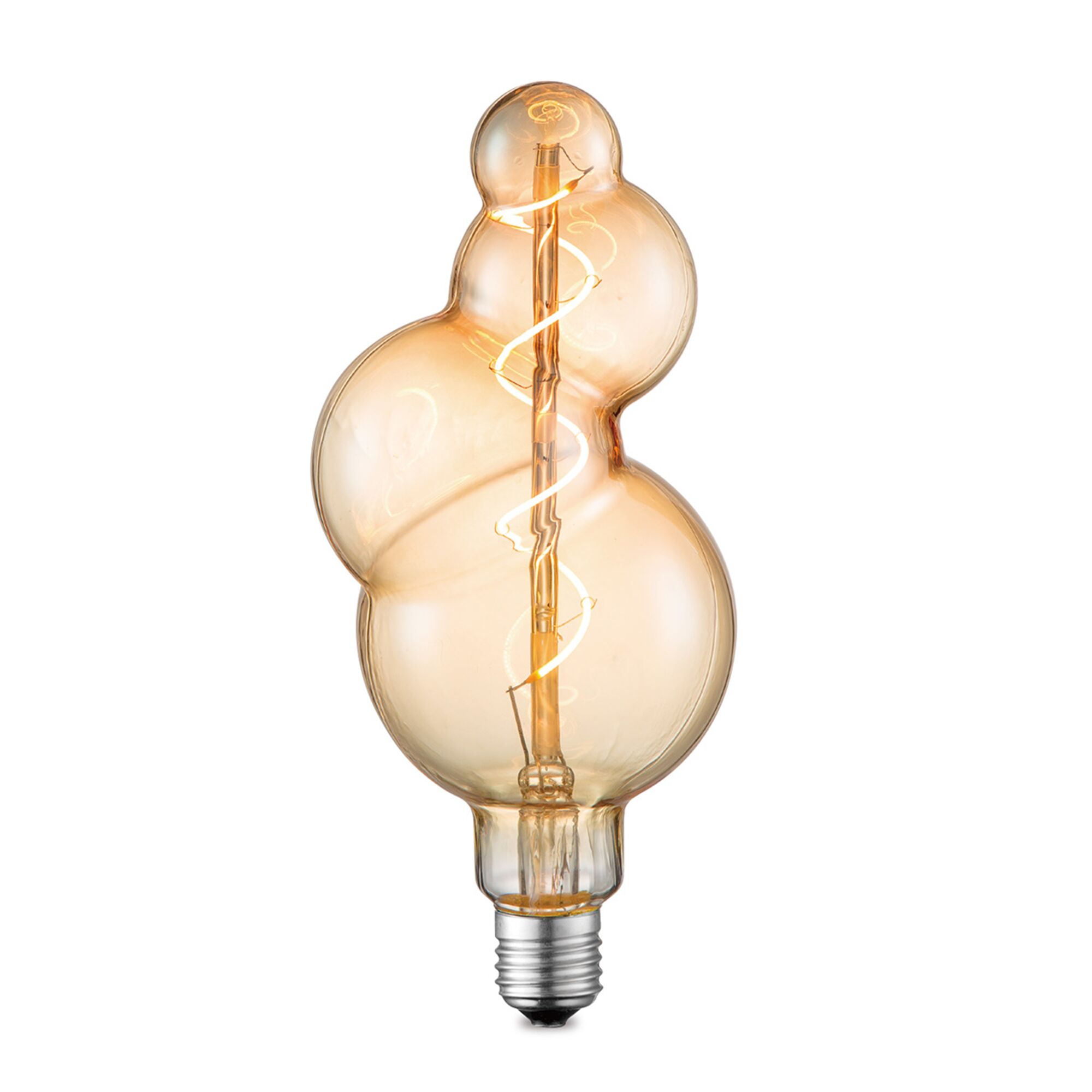 LED-Lampe Bubble, bernsteinfarben