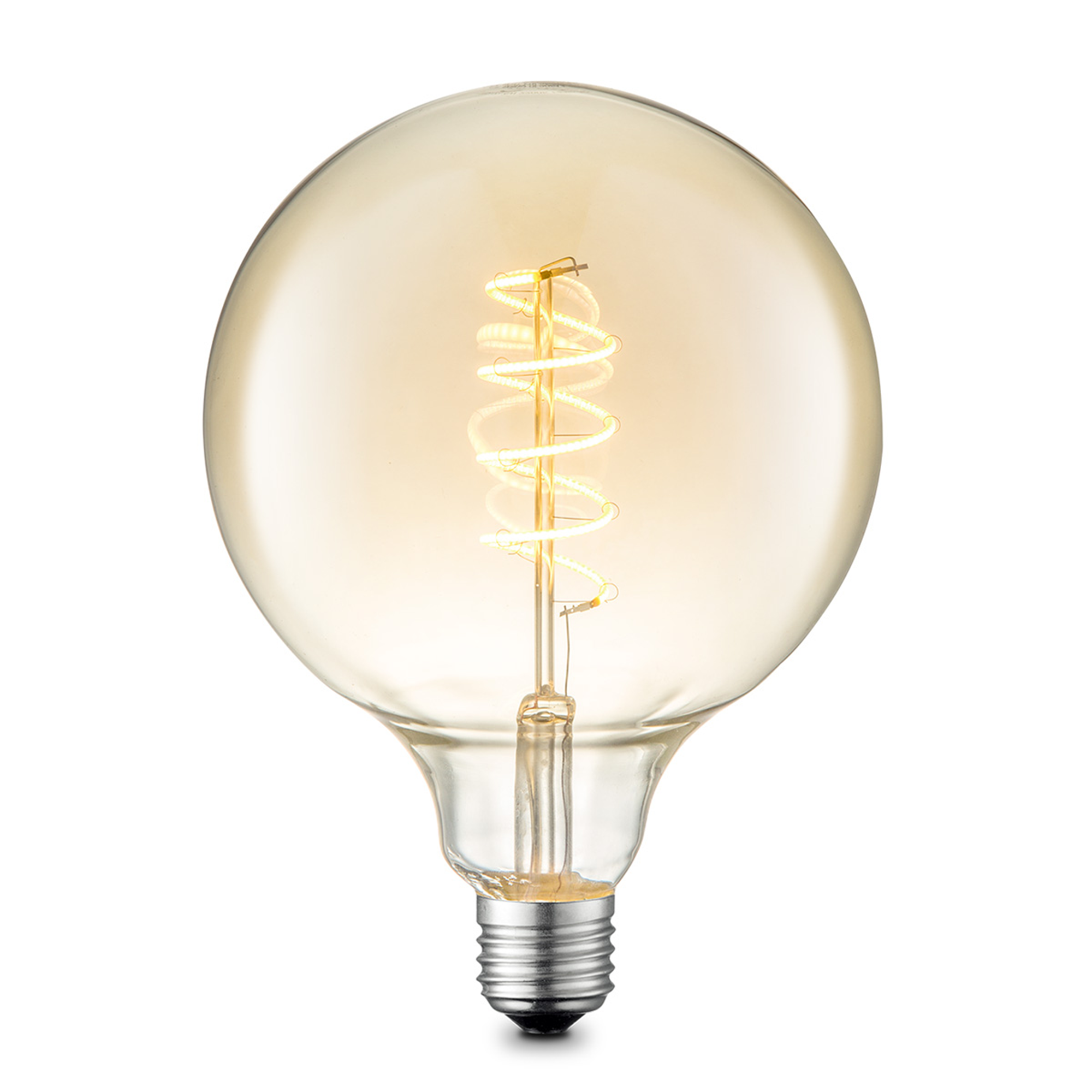 LED-Leuchtmittel 'Spiral' amber E27 4W 240 lm dimmbar + product picture