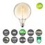 LED-Leuchtmittel 'Spiral' amber E27 4 W 280 lm dimmbar