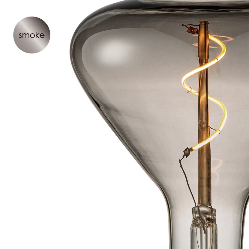 LED-Lampe Flask E27, rauch