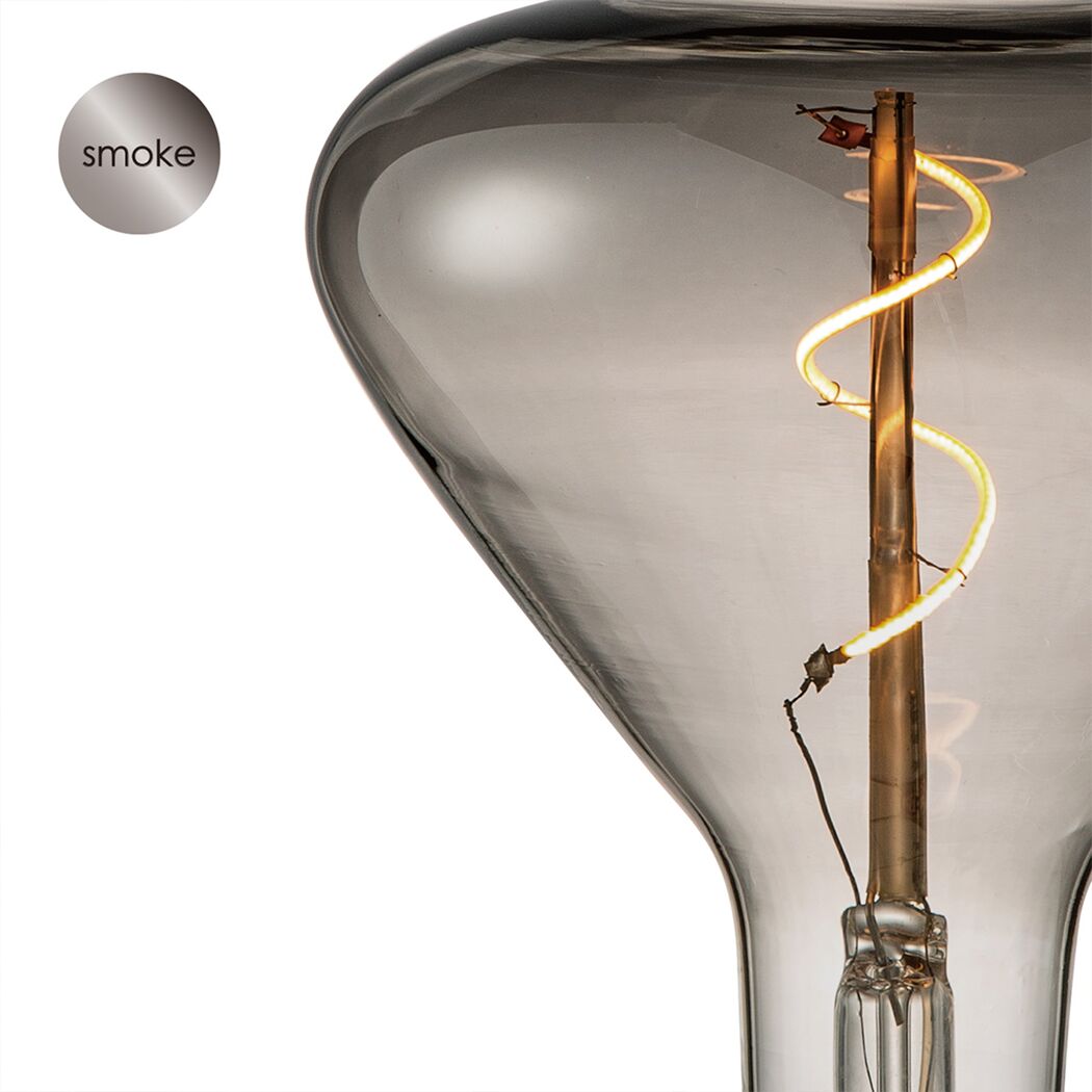 LED-Lampe Flask E27, rauch