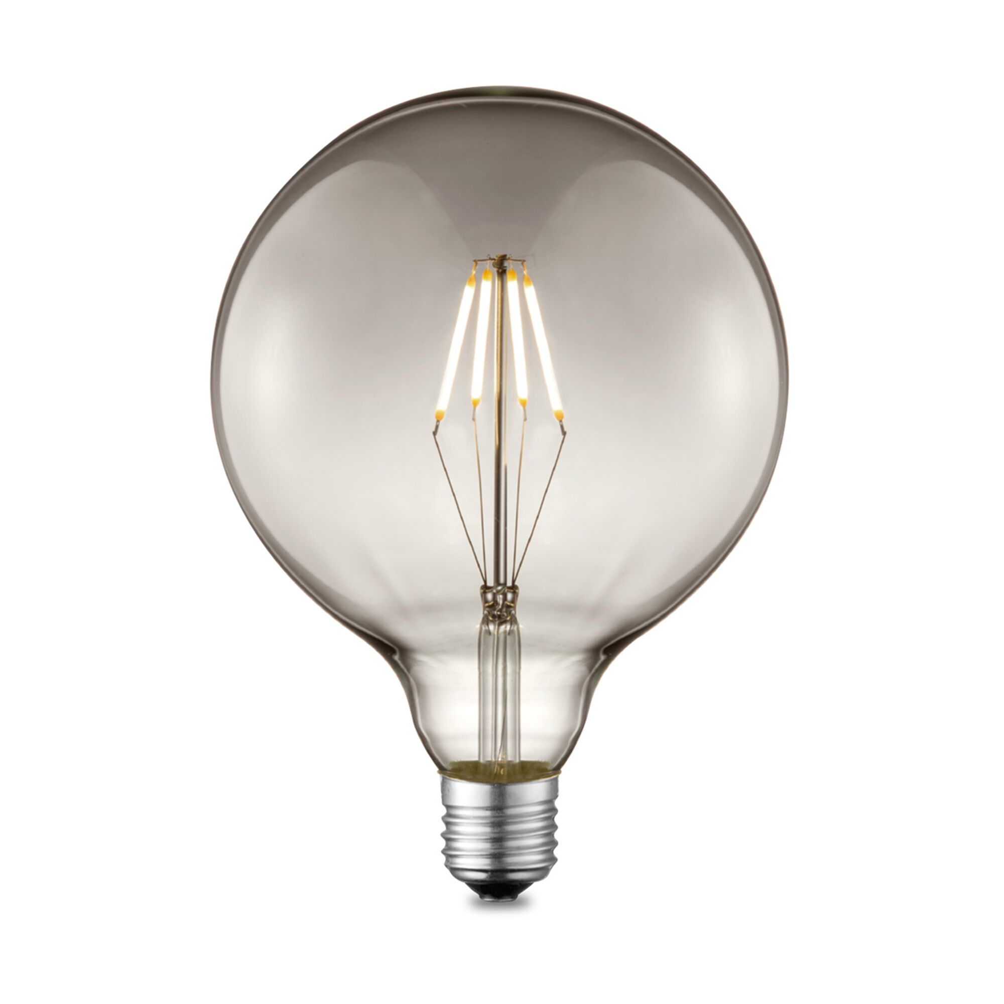 LED-Lampe Globe E27, rauch