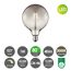LED-Lampe Globe E27, rauch