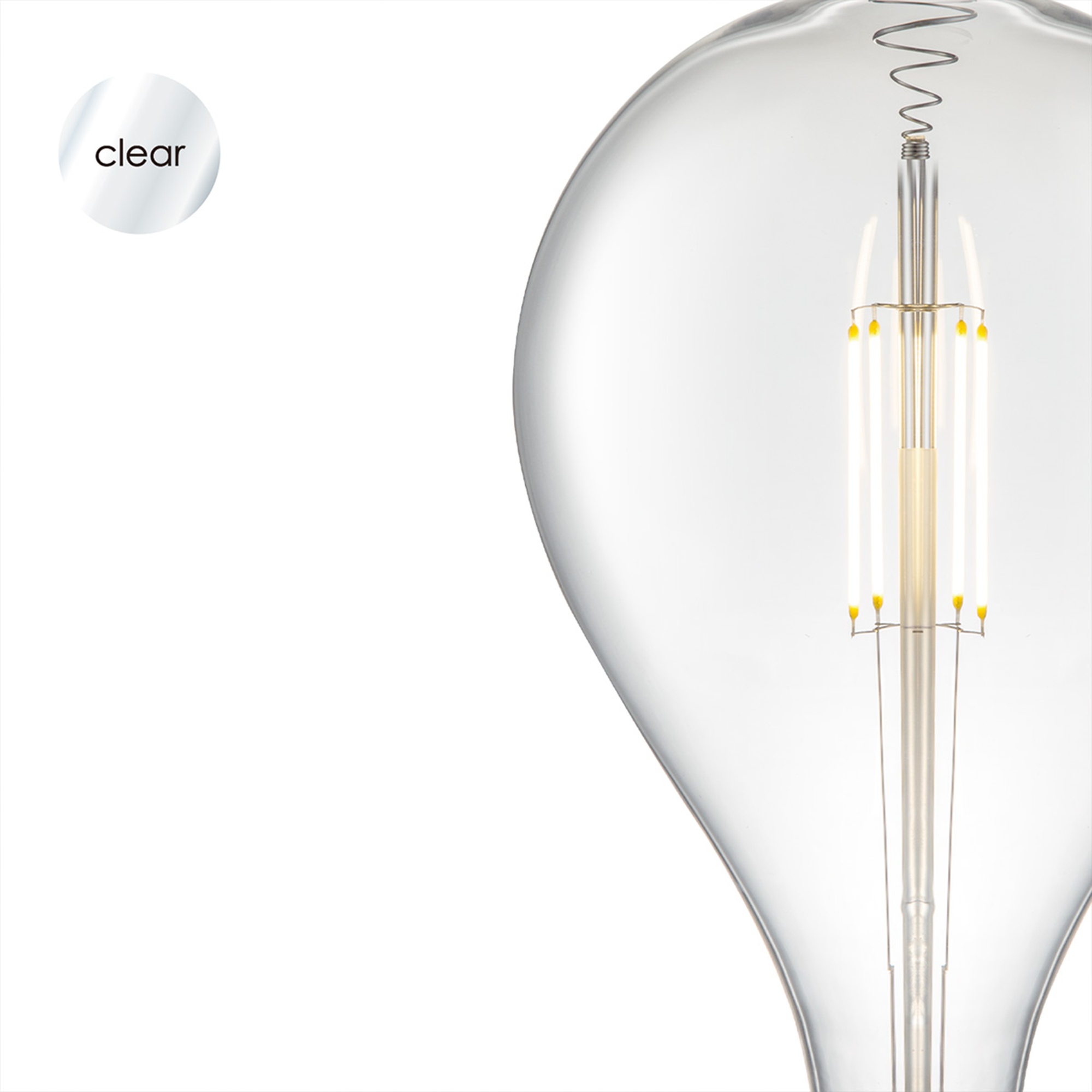 LED-Leuchtmittel 'Carbon B' klar E27 4W 400 lm dimmbar + product picture