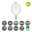 LED-Lampe, E27 Sockel, warmweiß