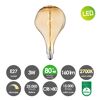 LED-Leuchtmittel 'Home Sweet Home' dimmbar Tropfenform gold E27 3 W 180 lm warmweiß