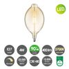 LED-Leuchtmittel 'Home Sweet Home' dimmbar gold E27 4 W 400 lm warmweiß