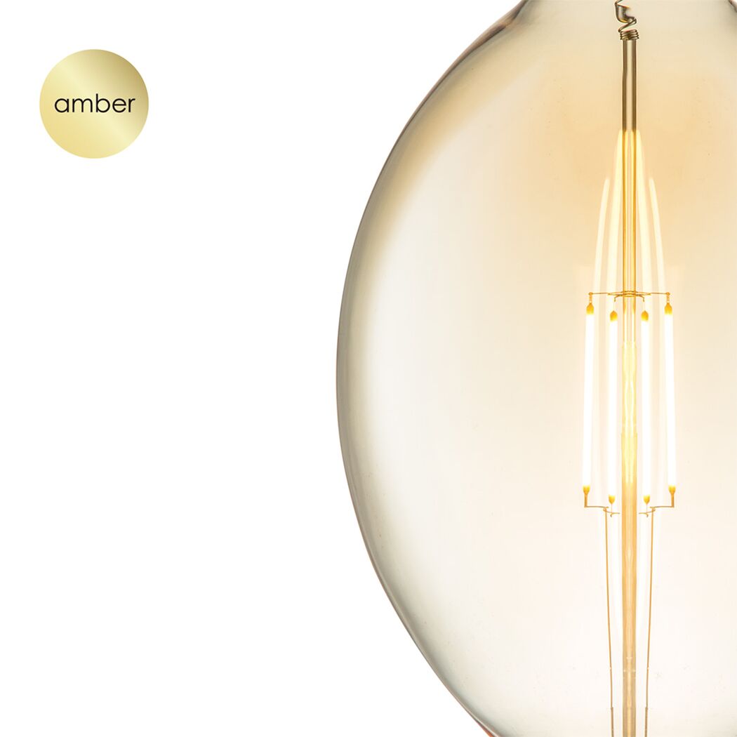 LED-Leuchtmittel 'Home Sweet Home' dimmbar gold E27 4 W 400 lm warmweiß