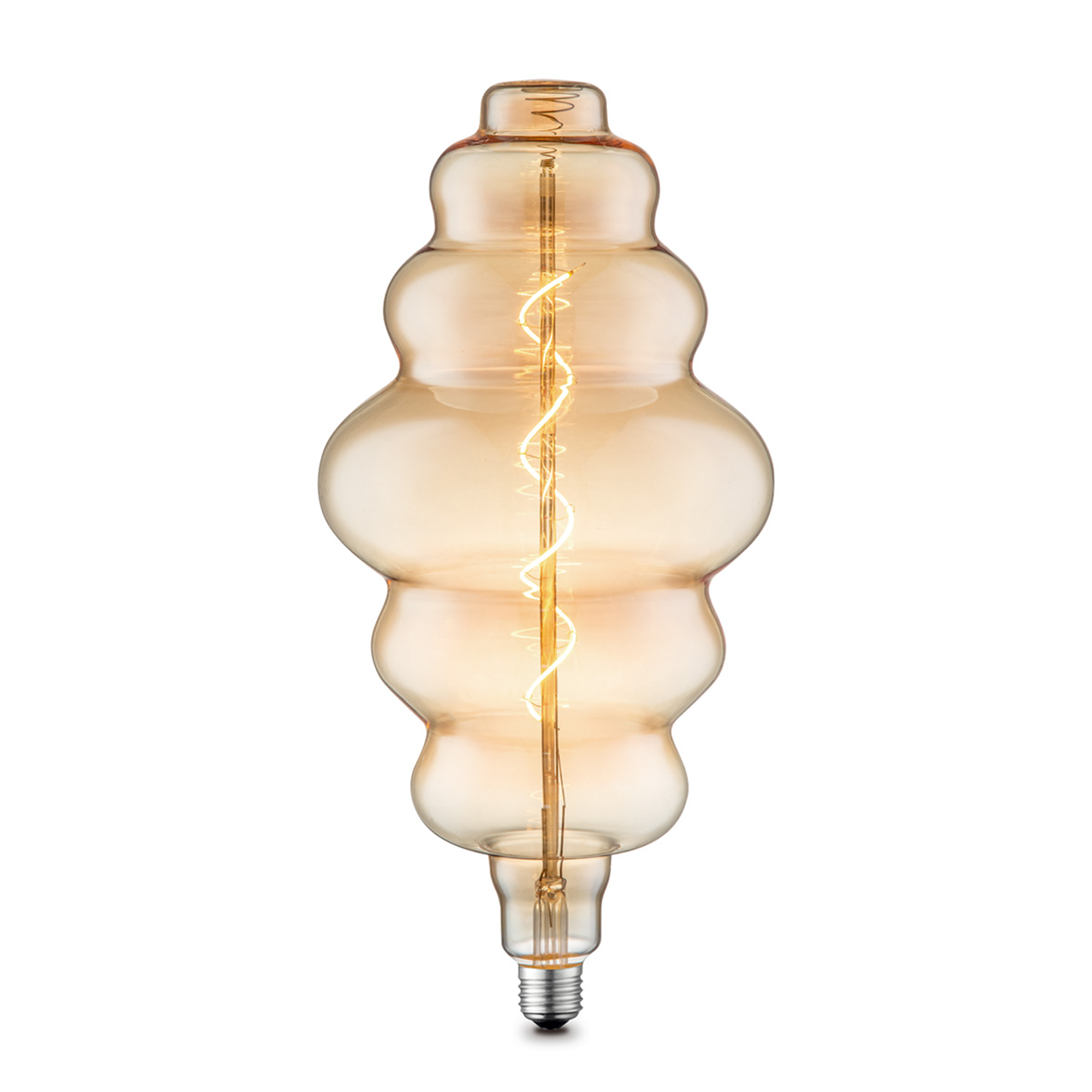 LED-Leuchtmittel 'Spiral' amber E27 4W 240 lm dimmbar + product picture